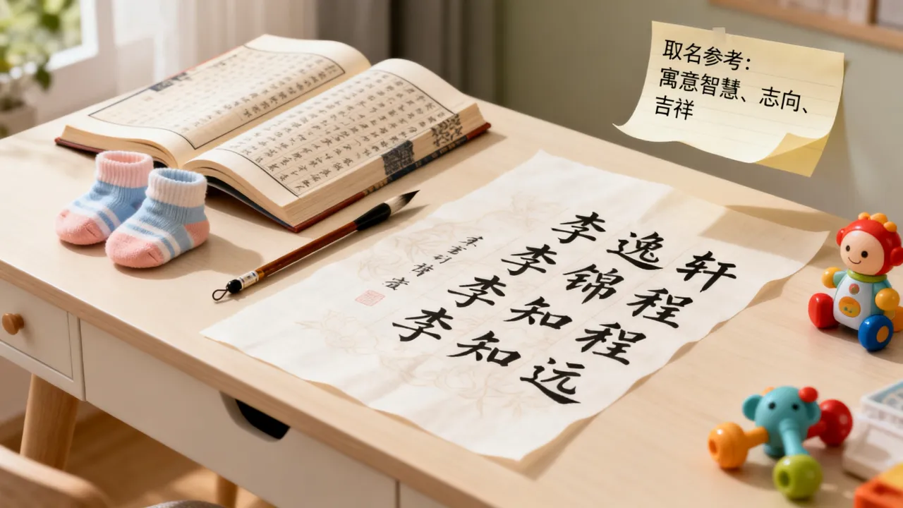 男宝宝姓李怎么取名，李姓男孩名字大全好听有寓意怎么选？