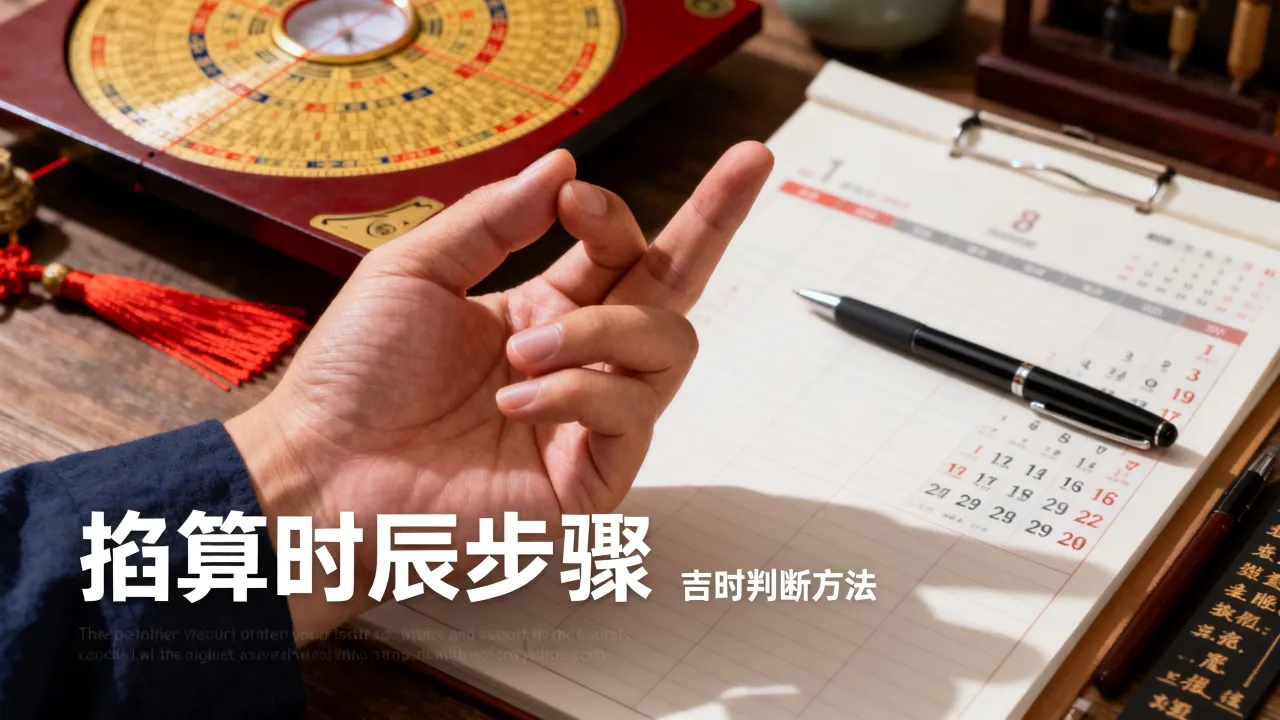 怎么掐算时辰吉凶最准确？掐指一算看吉时选良辰的方法