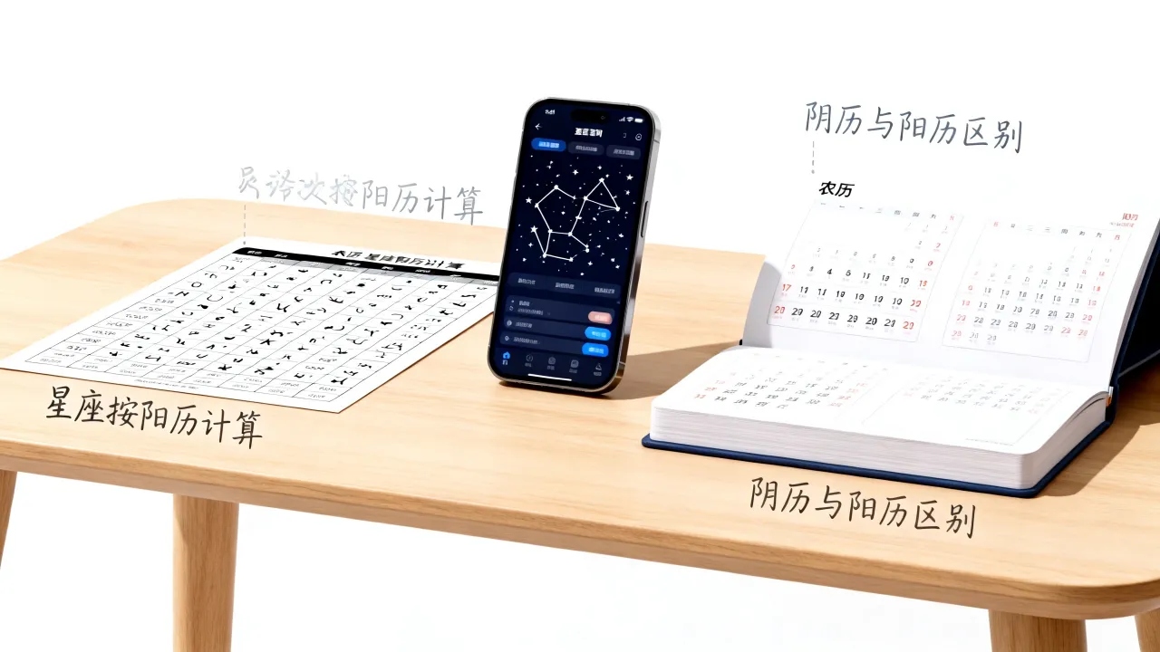 星座表是按阴历算的吗，星座查询到底该看农历还是阳历