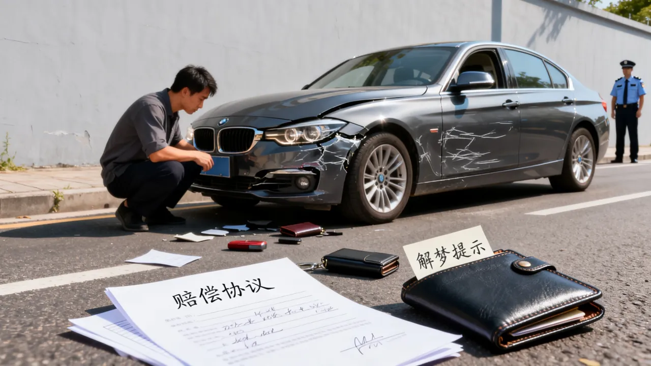 梦见车祸赔钱意味什么，周公解梦有何征兆