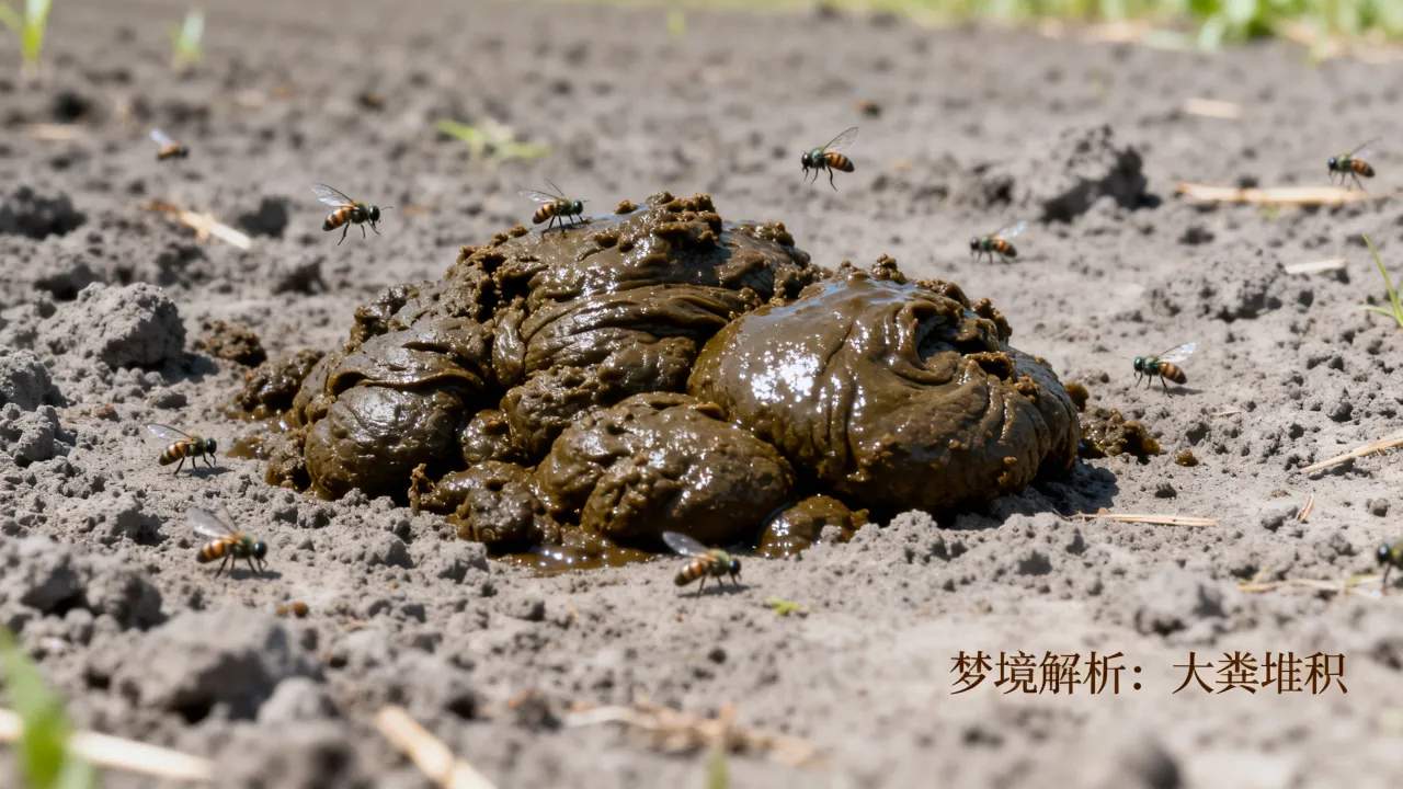 梦到很多大粪预示了什么，梦见成堆大粪是什么预兆
