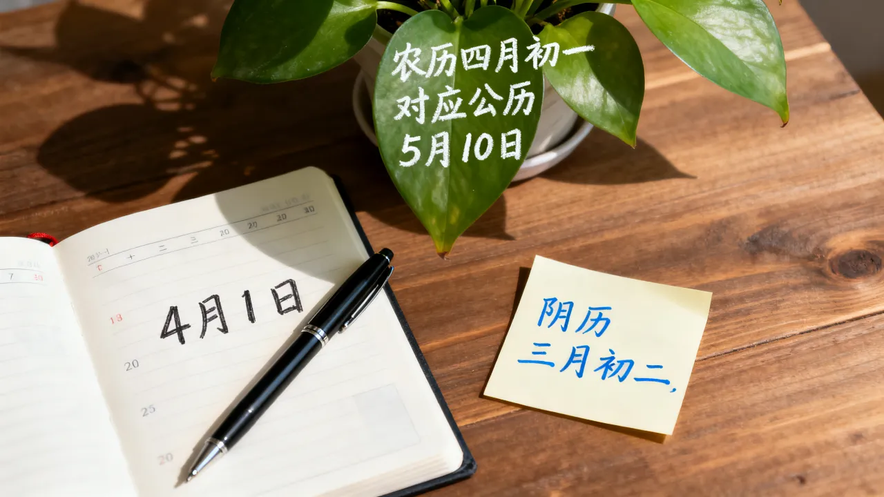 4月1日阴历是几月几号,农历四月初一对应公历哪一天 4月1日阴历是几月几号,农历四月初一对应公历哪一天
