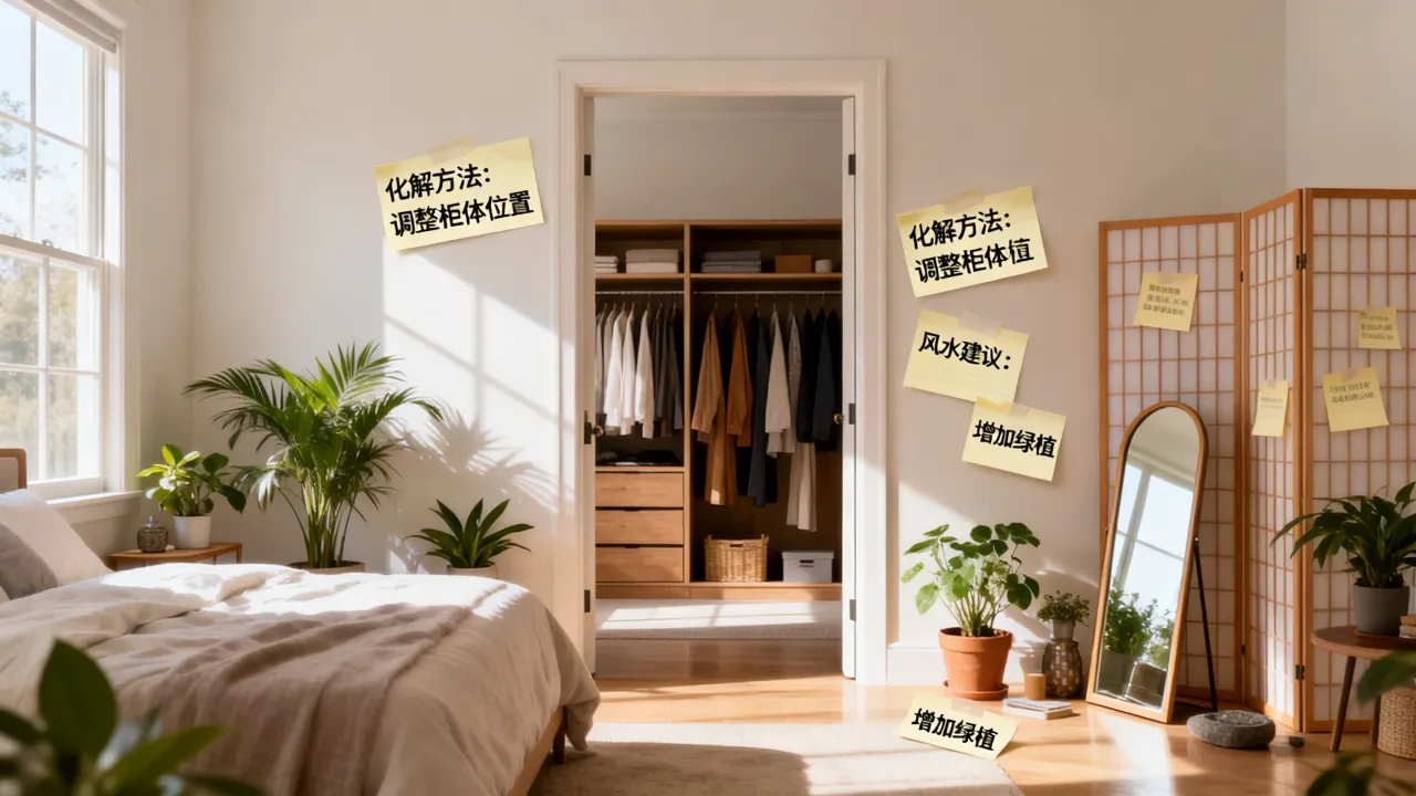 开门见柜怎么化解吉凶,卧室开门见柜风水破解方法有哪些? 开门见柜怎么化解吉凶,卧室开门见柜风水破解方法有哪些?