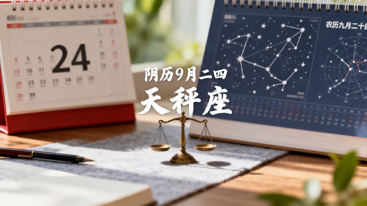 阴历9月24是什么星座？农历九月二十四星座查询是什么星座？