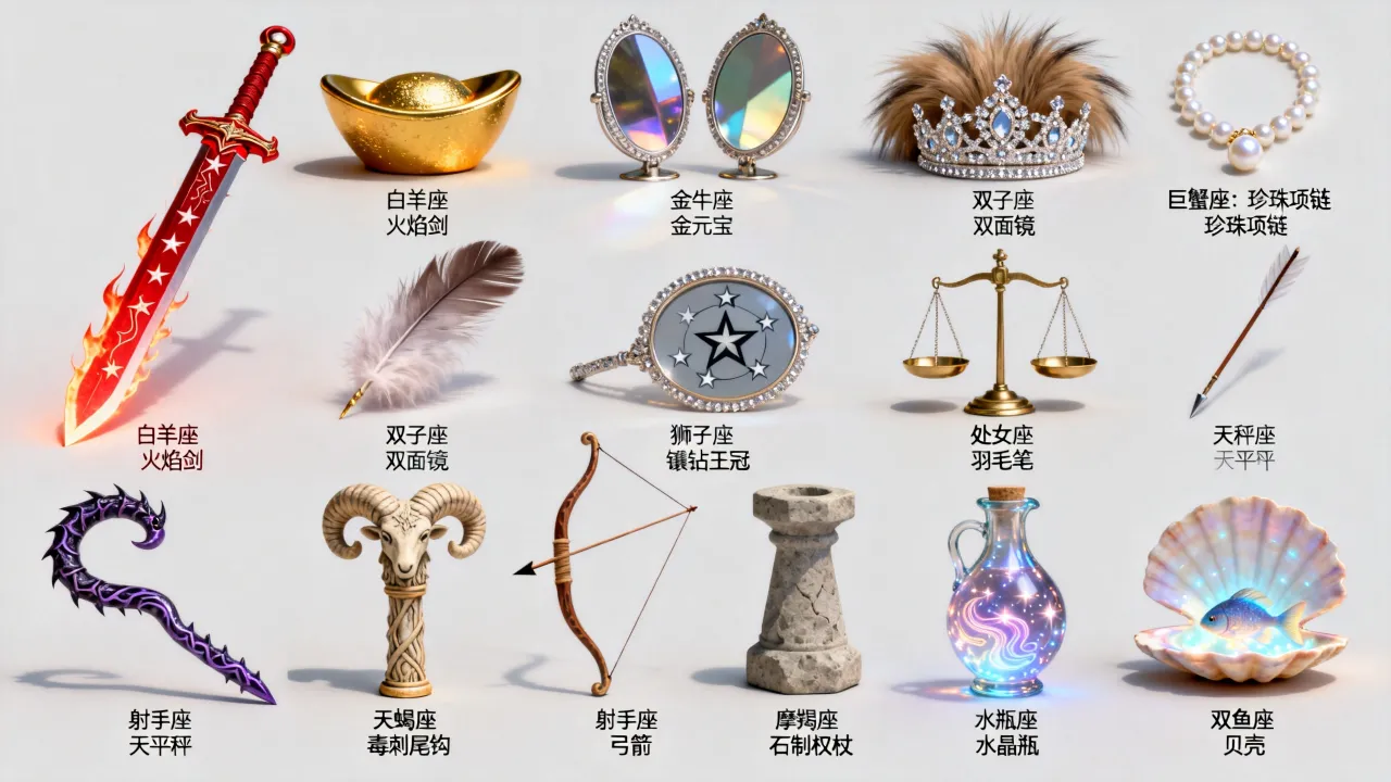 十二星座魔法法宝是什么?,十二星座魔法法宝有哪些 十二星座魔法法宝是什么?,十二星座魔法法宝有哪些