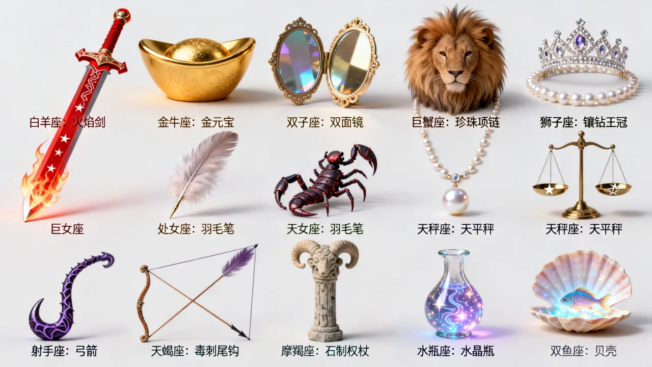 十二星座魔法法宝是什么?,十二星座魔法法宝有哪些 十二星座魔法法宝是什么?,十二星座魔法法宝有哪些