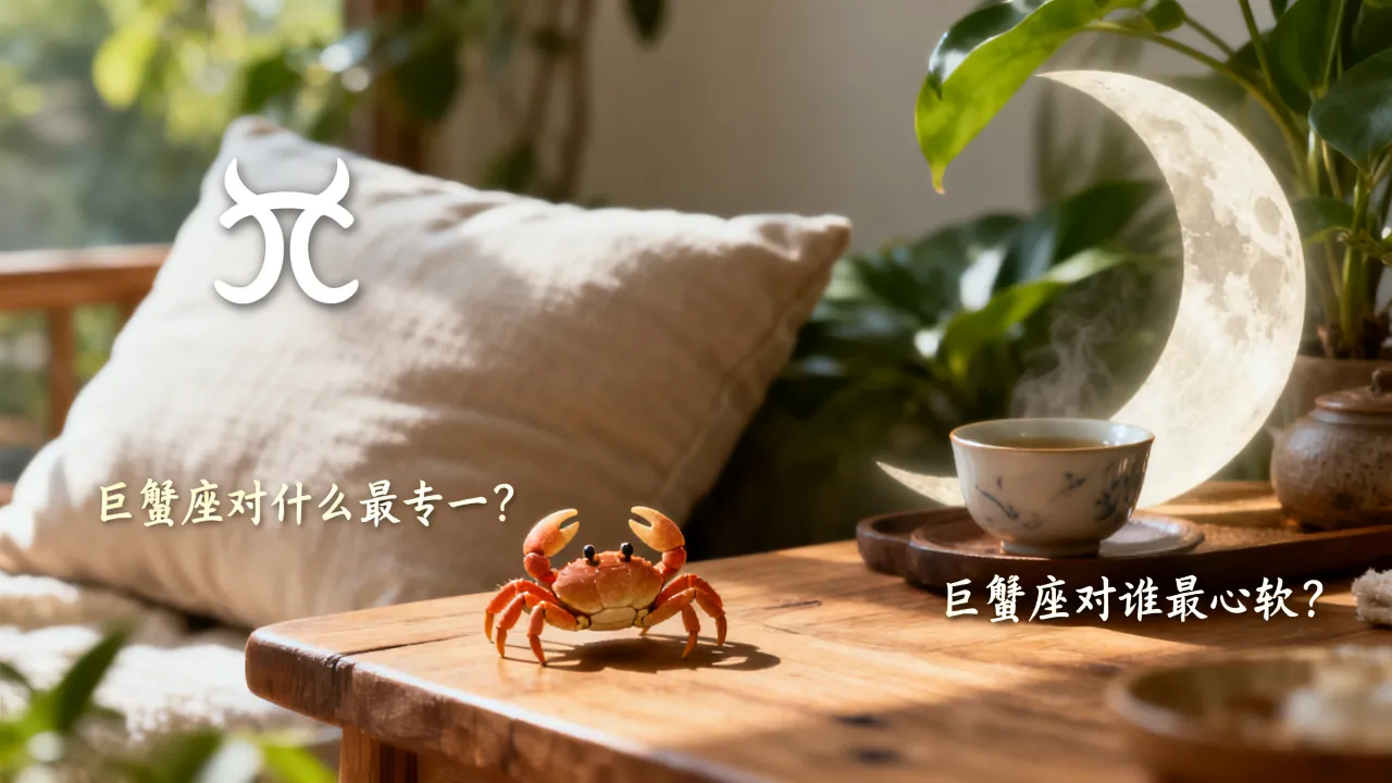 十二星座巨蟹座对什么最专一?巨蟹座对谁最心软? 十二星座巨蟹座对什么最专一?巨蟹座对谁最心软?