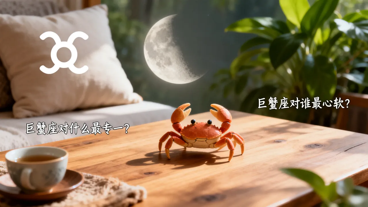 十二星座巨蟹座对什么最专一?巨蟹座对谁最心软? 十二星座巨蟹座对什么最专一?巨蟹座对谁最心软?