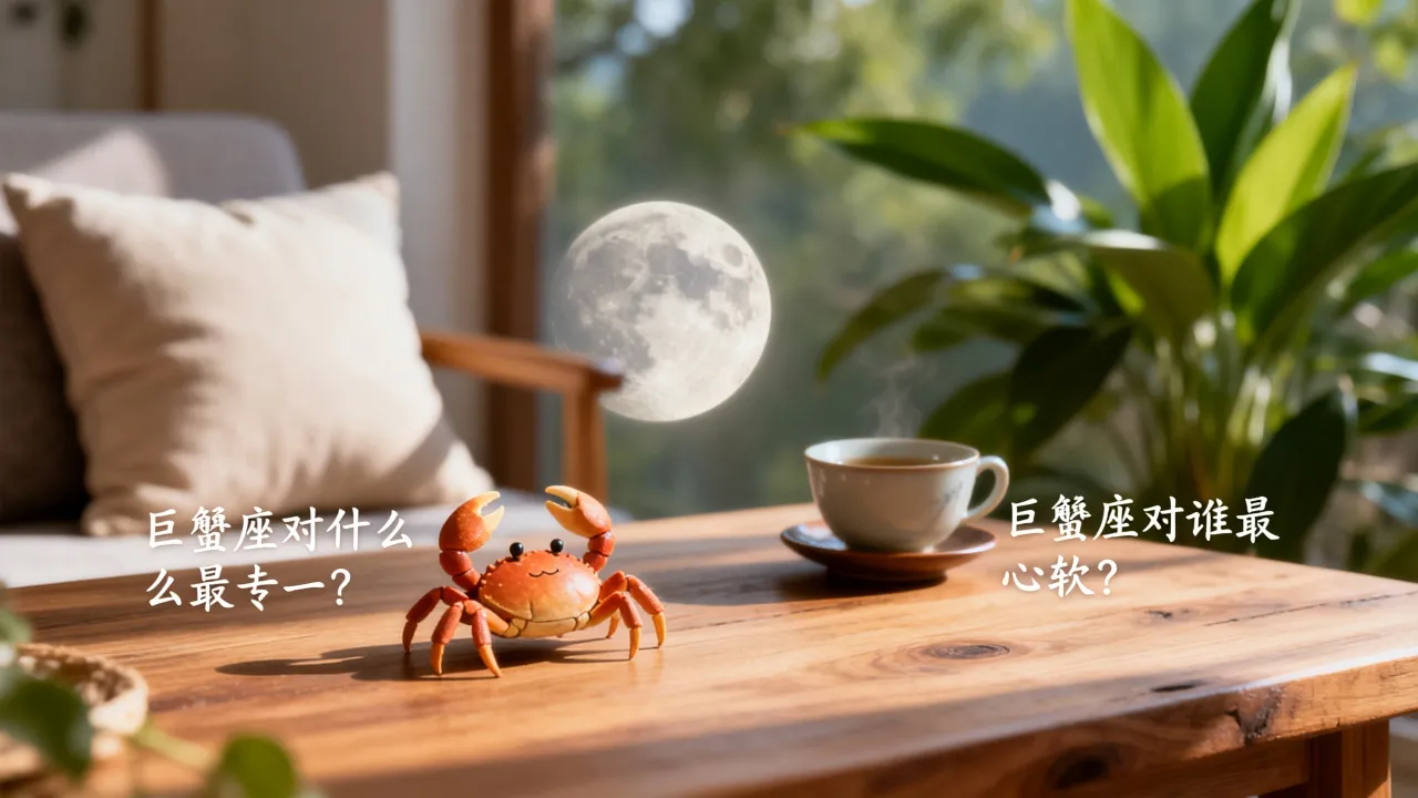 十二星座巨蟹座对什么最专一?巨蟹座对谁最心软? 十二星座巨蟹座对什么最专一?巨蟹座对谁最心软?