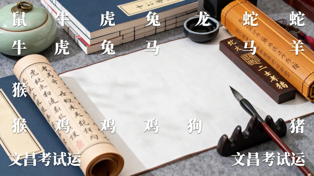 2026蛇年十二生肖文昌考试运排行榜，哪个生肖逢考必过？
