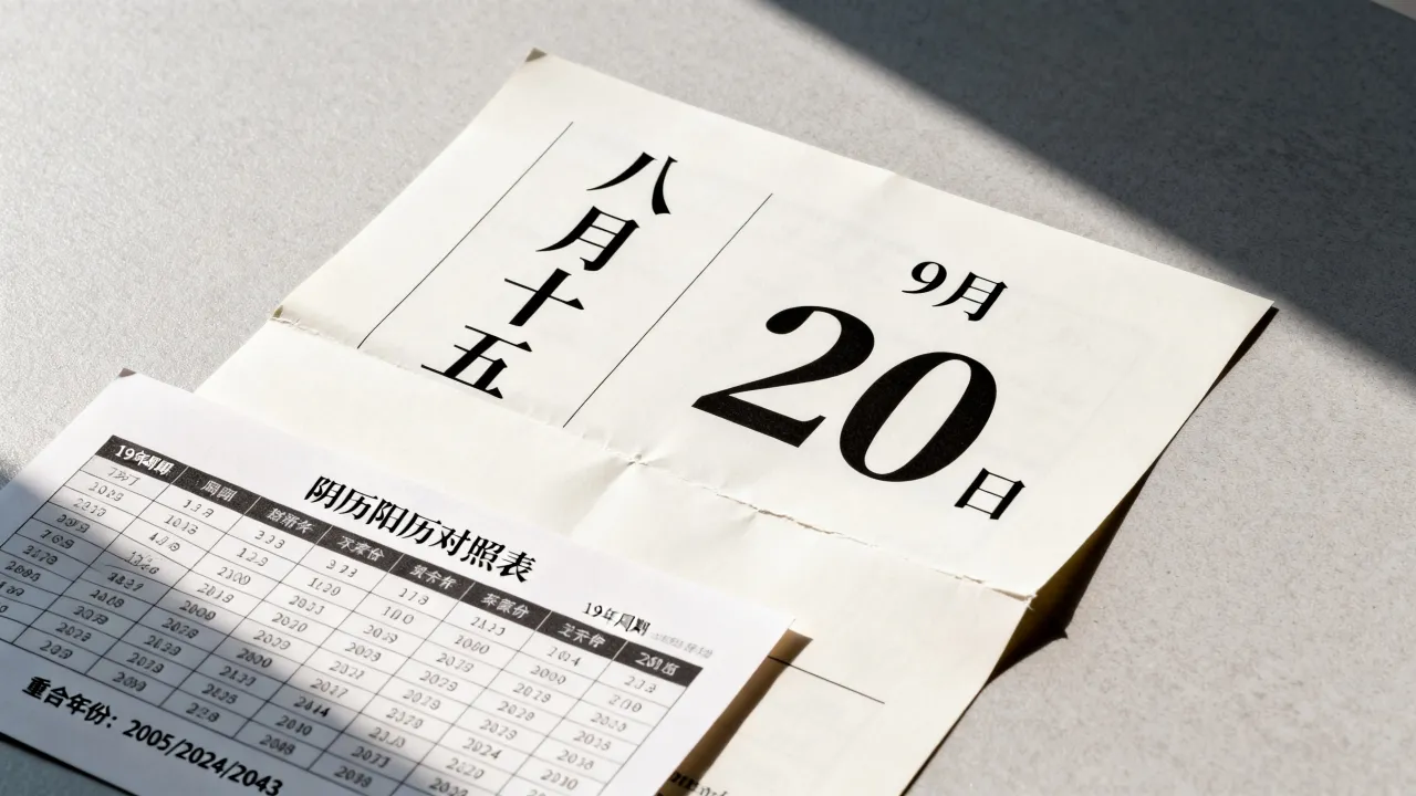 阴历生日和阳历生日同一天多久一次，同一阴历生日多少年重合一次
