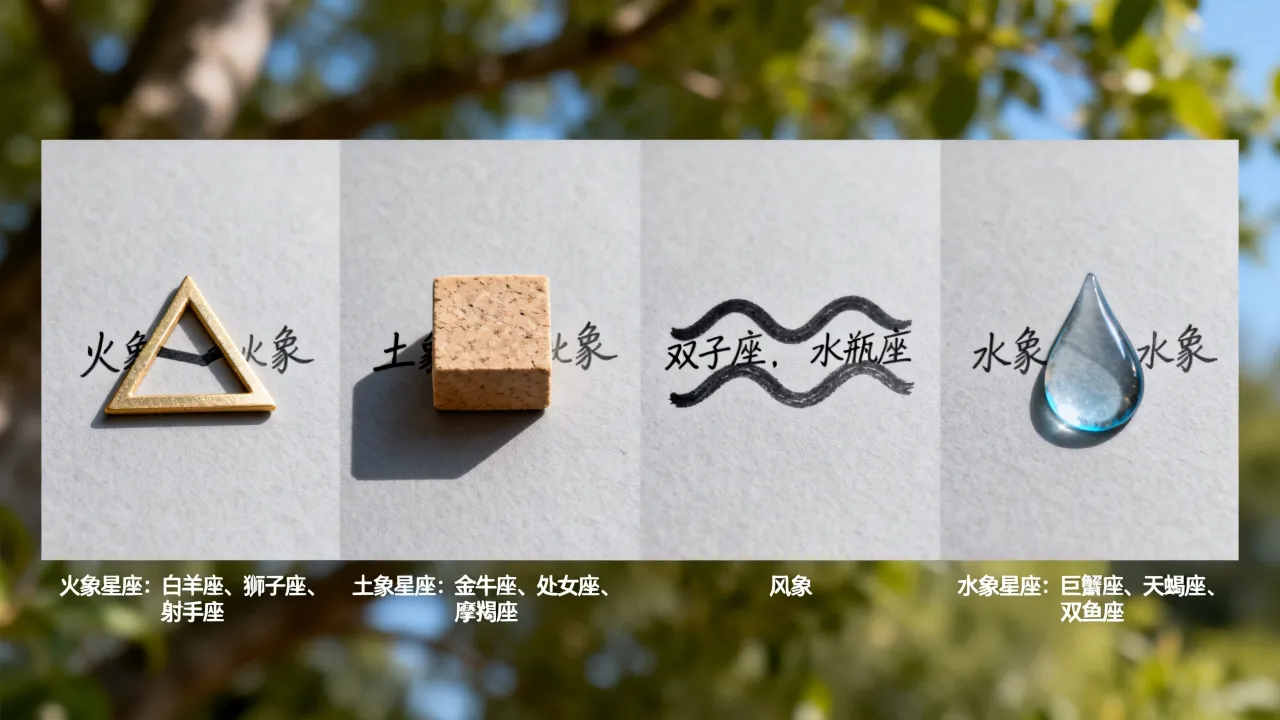 十二星座什么象,火象土象风象水象分别有哪些星座 十二星座什么象,火象土象风象水象分别有哪些星座