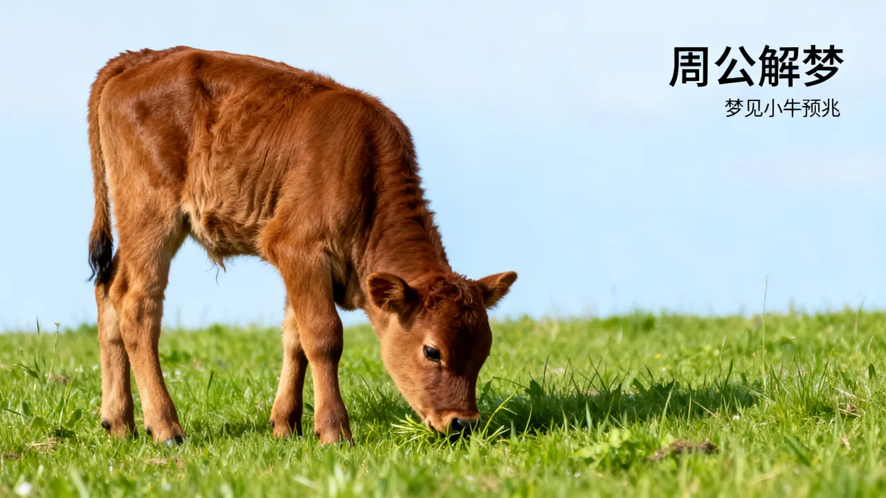 梦见小牛是什么意思，周公解梦梦见小牛预兆好坏