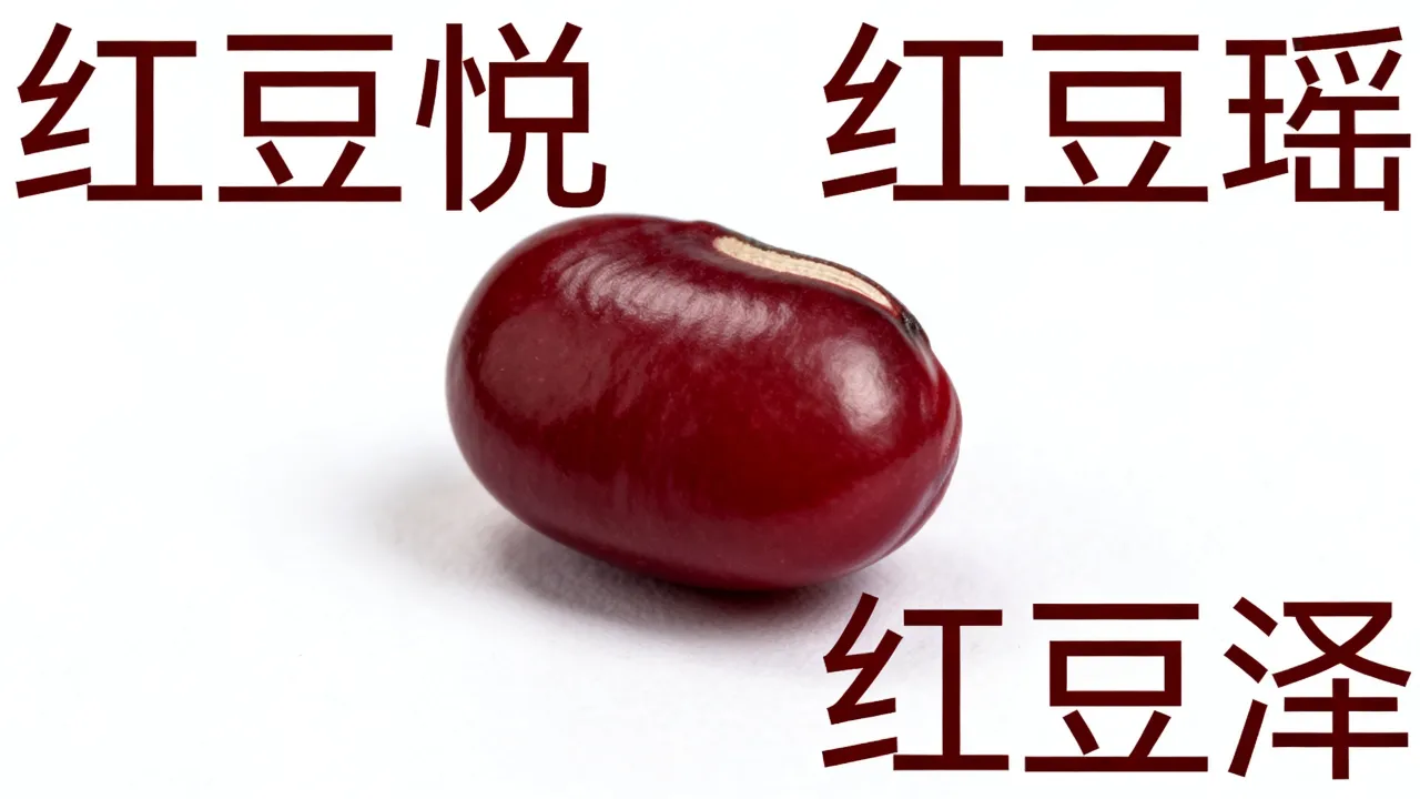 宝宝起名红豆怎么起名，红豆起名配什么字好听