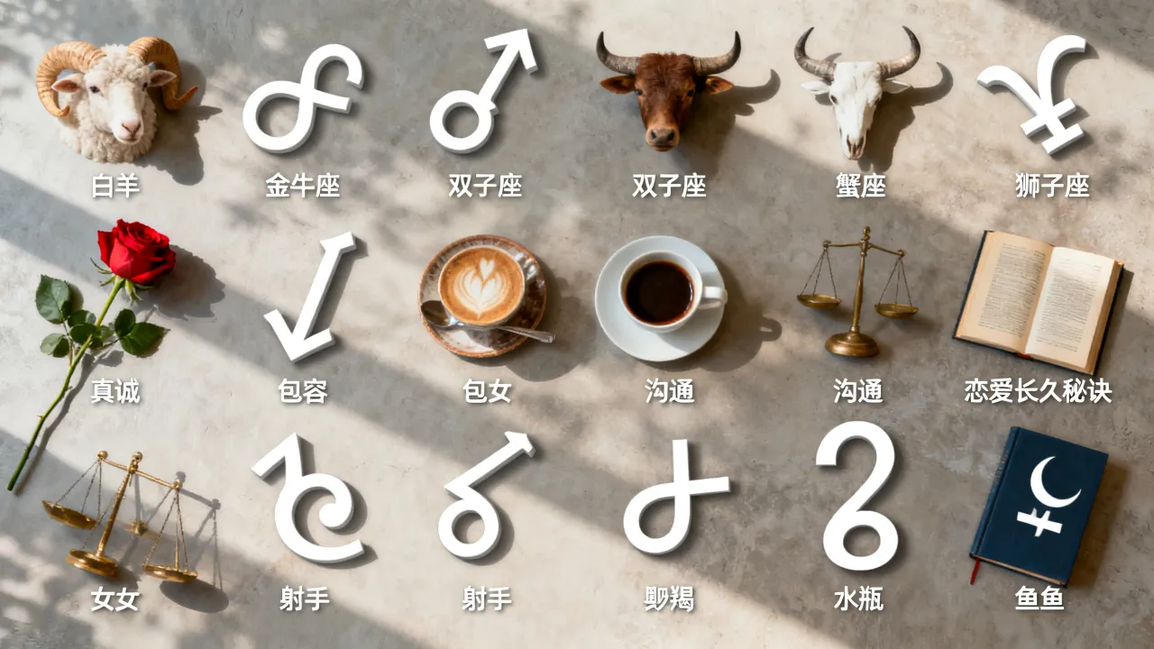 十二星座恋爱能长久吗？十二星座恋爱长久秘诀解析