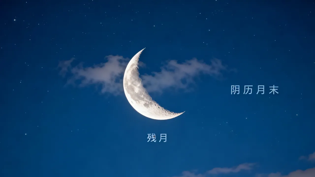 阴历月末的月亮叫什么,阴历月末的月亮是什么月相? 阴历月末的月亮叫什么,阴历月末的月亮是什么月相?