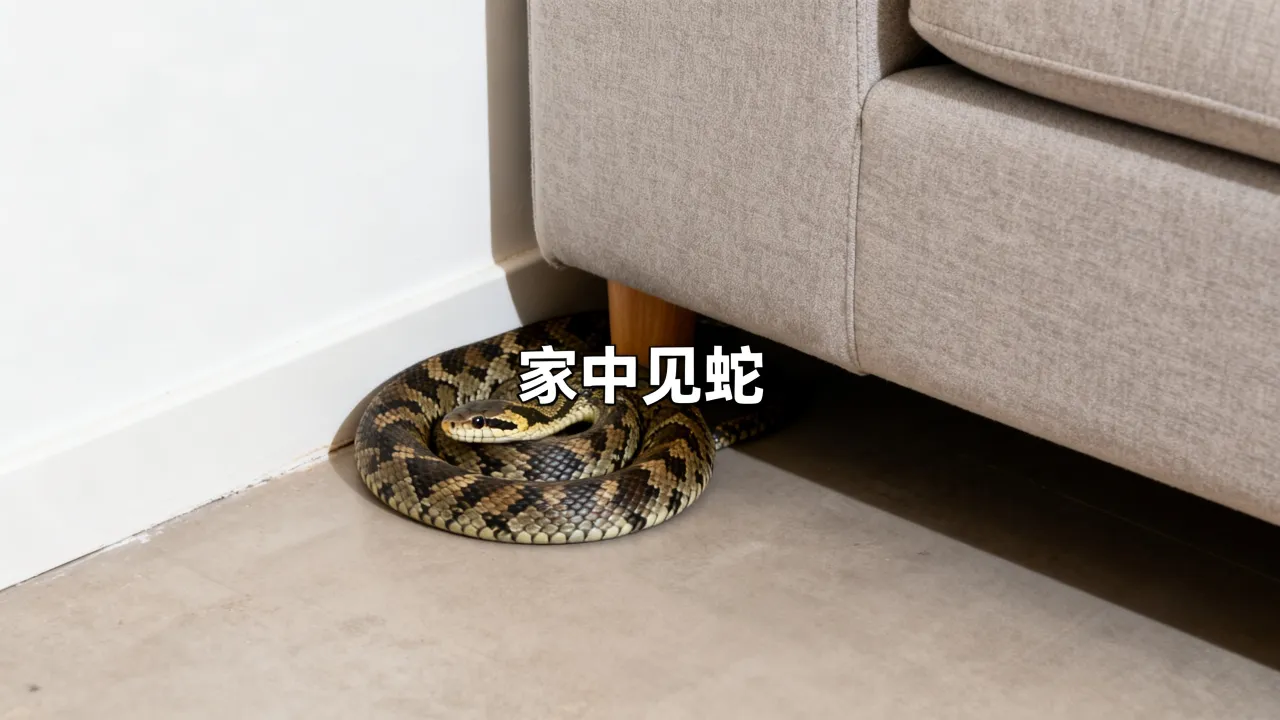 怕蛇怎么化解吉凶，家中见蛇预示什么征兆