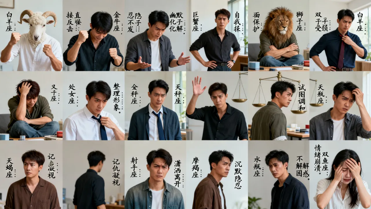 十二星座男被打后各有什么反应,哪个星座最记仇? 十二星座男被打后各有什么反应,哪个星座最记仇?