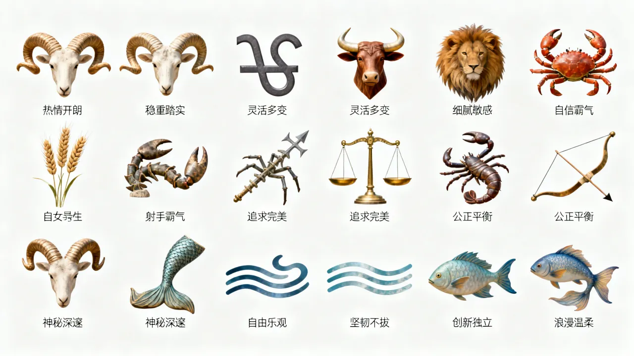 十二星座排名性格如何？哪个星座最吸引人？