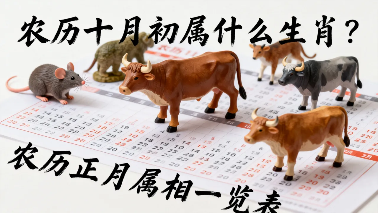 农历十月初属什么生肖？农历正月属相一览表是什么？