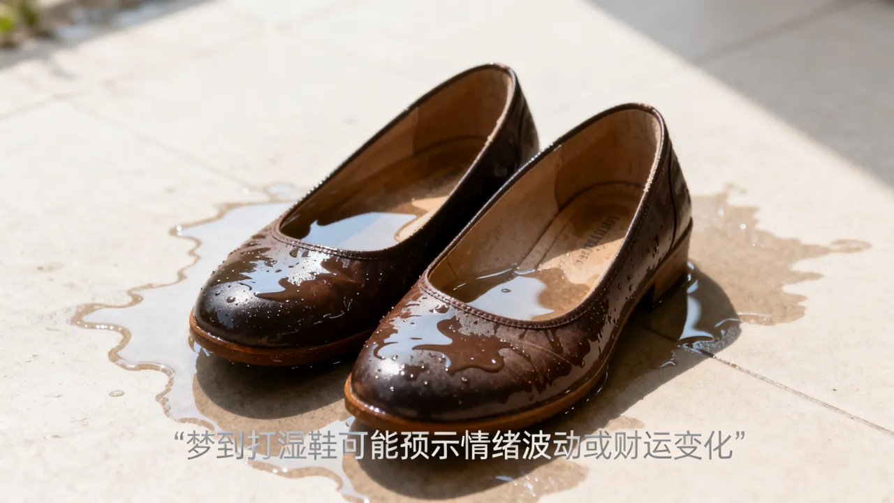 梦到打湿鞋什么预兆，梦见鞋子湿了是吉是凶
