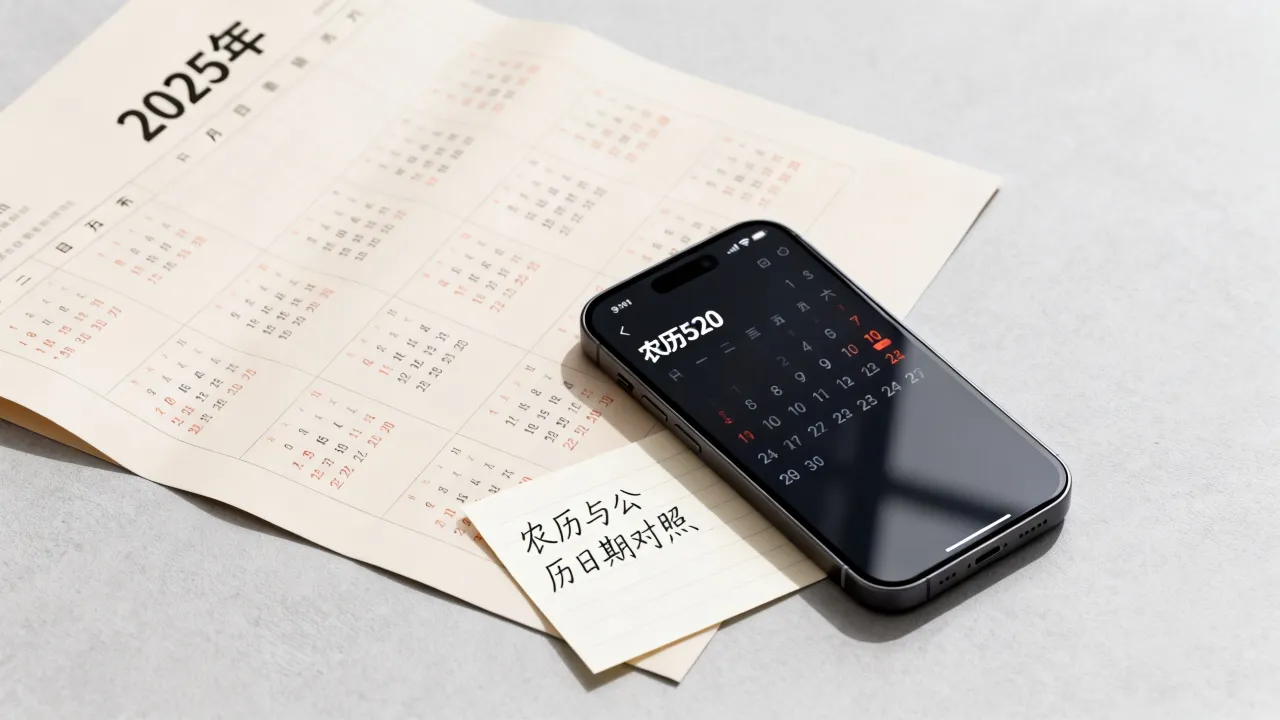 农历520阴历是几号,2025年农历520对应的公历日期 农历520阴历是几号,2025年农历520对应的公历日期