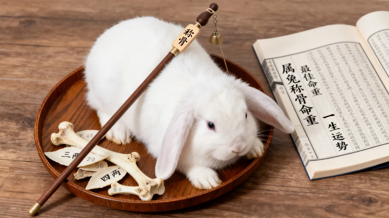属兔的称骨算命几两命最好命，属兔人一生运势如何