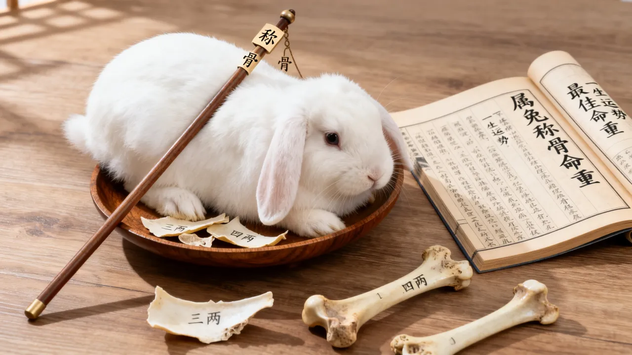 属兔的称骨算命几两命最好命，属兔人一生运势如何