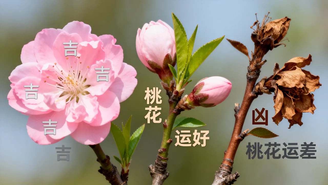 桃花怎么看吉凶详解图,桃花运好坏怎么判断? 桃花怎么看吉凶详解图,桃花运好坏怎么判断?