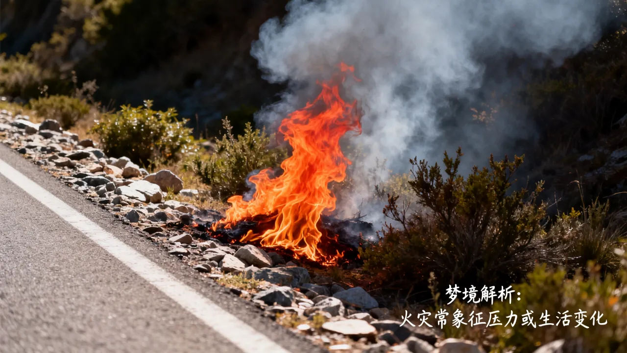 梦到路边着火是什么征兆，梦见路边着火是什么预兆？