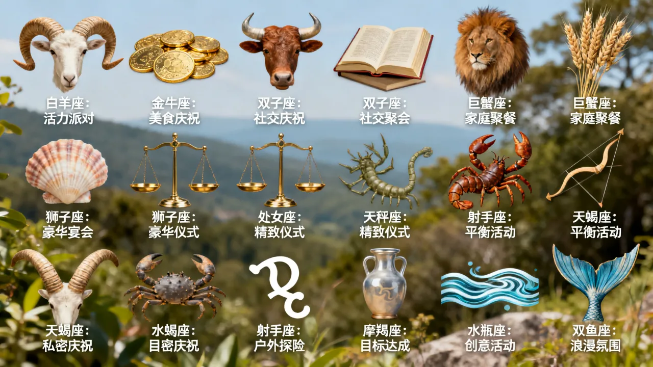 十二星座过生日有哪些讲究?星座生日怎么过 十二星座过生日有哪些讲究?星座生日怎么过