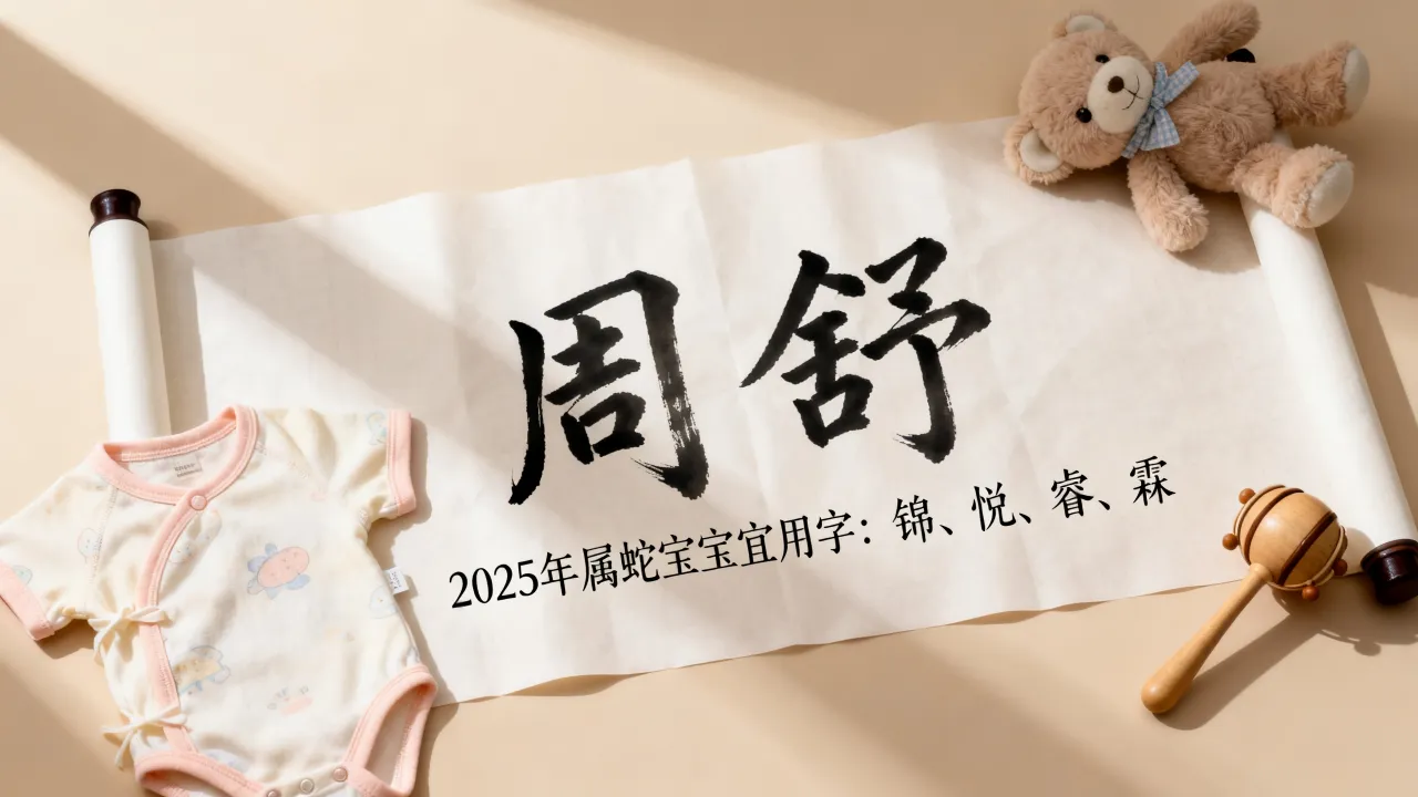 宝宝起名周舒什么好?2025年属蛇宝宝取名宜用字有哪些 宝宝起名周舒什么好?2025年属蛇宝宝取名宜用字有哪些