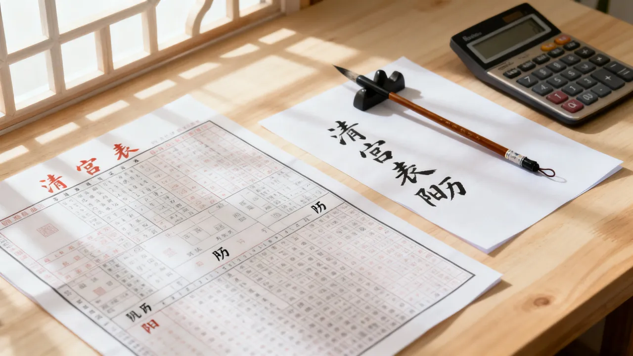 清宫表阴历还是阳历,怎么算才准确? 清宫表阴历还是阳历,怎么算才准确?