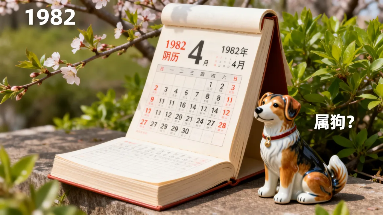 1982年阴历4月出生的人属什么生肖,到底是不是属狗? 1982年阴历4月出生的人属什么生肖,到底是不是属狗?