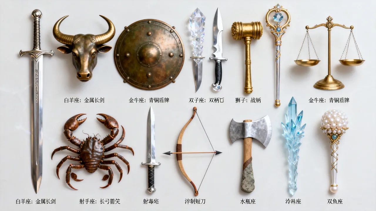 十二星座该用什么武器,十二星座专属武器排名是什么? 十二星座该用什么武器,十二星座专属武器排名是什么?