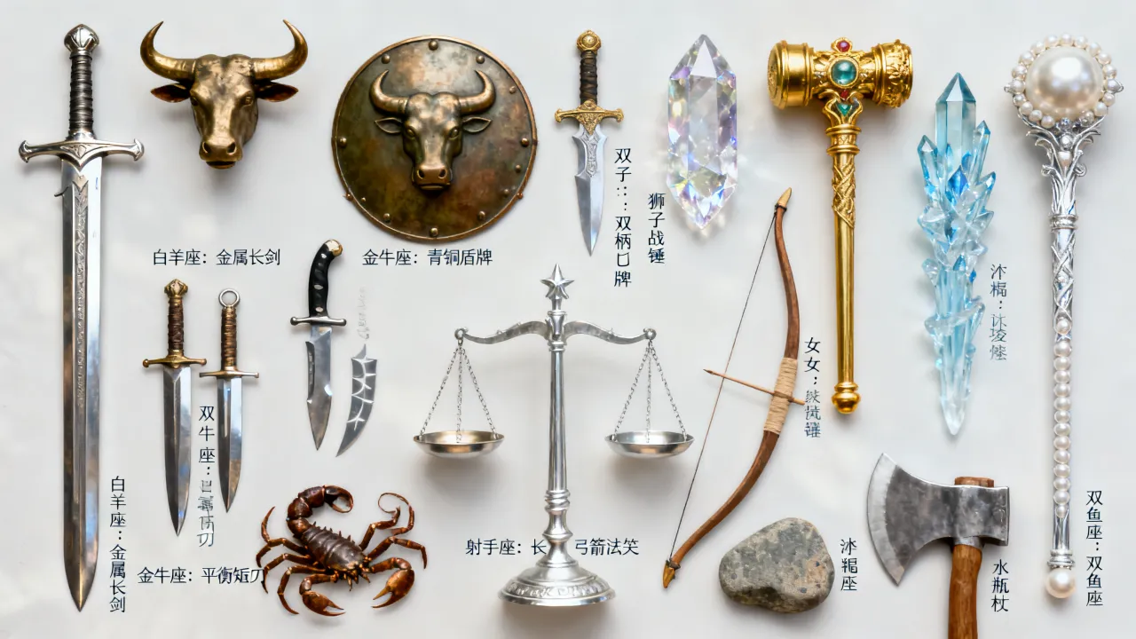 十二星座该用什么武器，十二星座专属武器排名是什么？