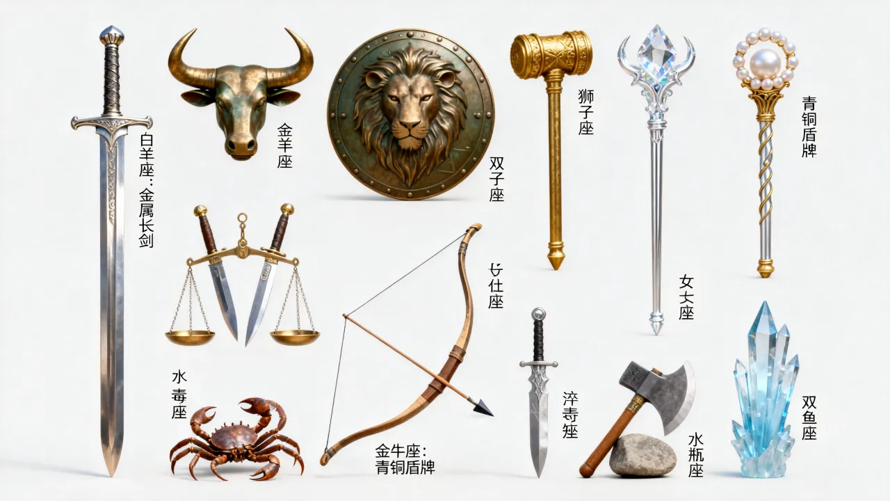 十二星座该用什么武器,十二星座专属武器排名是什么? 十二星座该用什么武器,十二星座专属武器排名是什么?