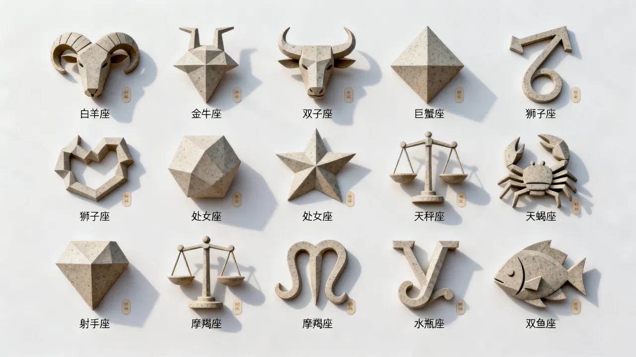 十二星座几何排名是怎样的?哪个星座最符合几何美学? 十二星座几何排名是怎样的?哪个星座最符合几何美学?