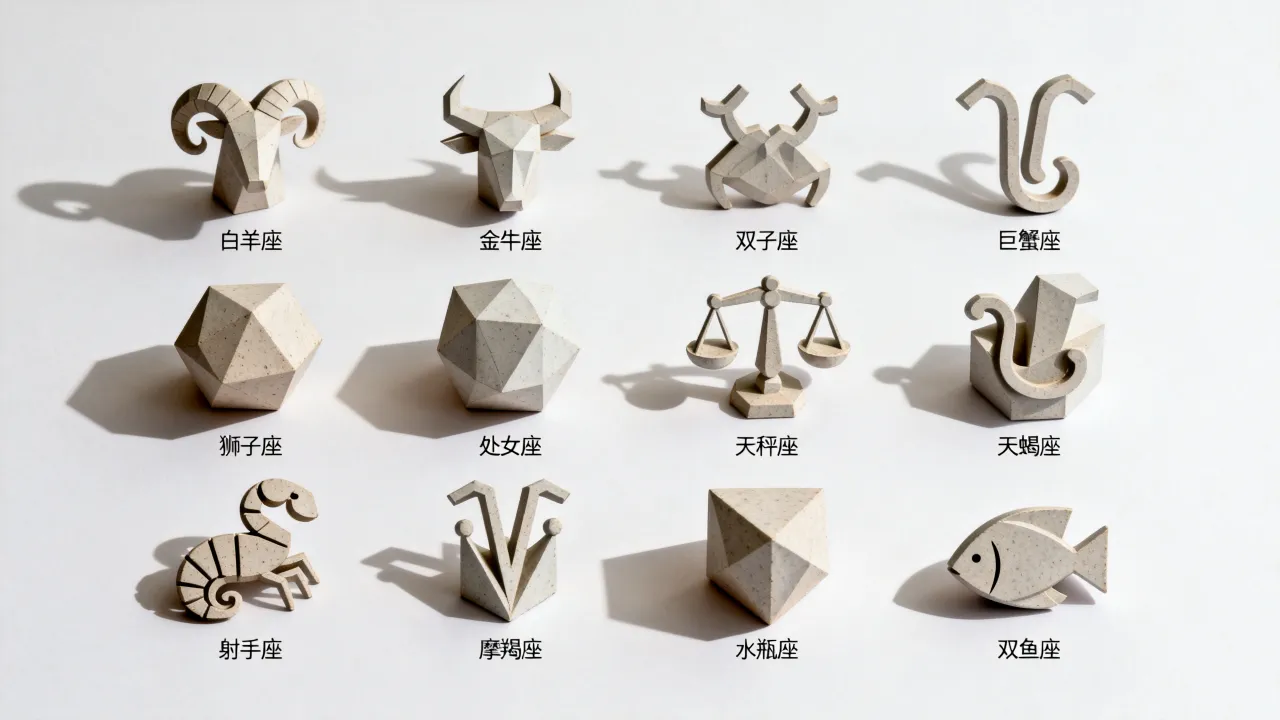 十二星座几何排名是怎样的?哪个星座最符合几何美学? 十二星座几何排名是怎样的?哪个星座最符合几何美学?