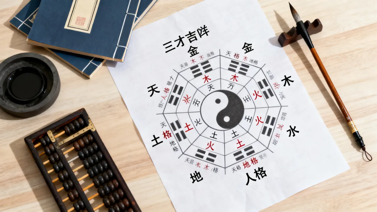 三才吉凶表怎么看图解？三才五行吉凶配置详解