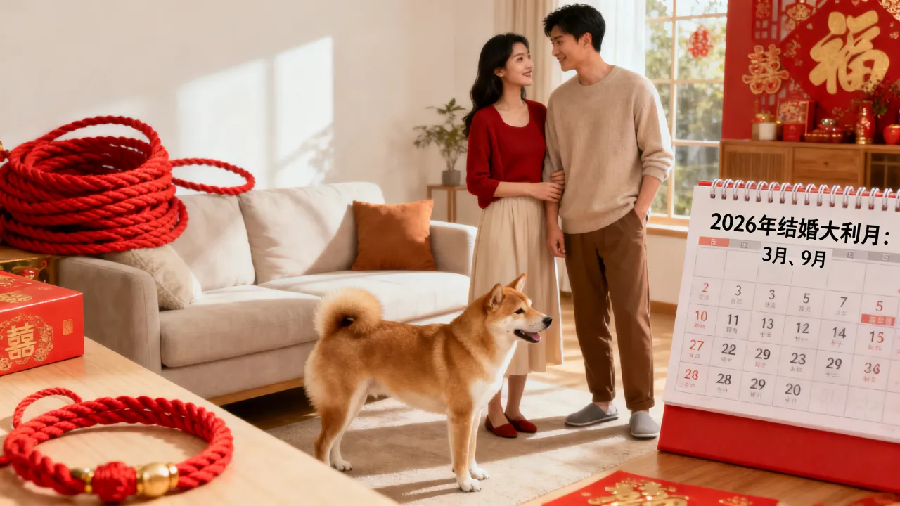 属狗人2026婚姻运程如何?属狗2026年结婚大利月是哪几个月? 属狗人2026婚姻运程如何?属狗2026年结婚大利月是哪几个月?