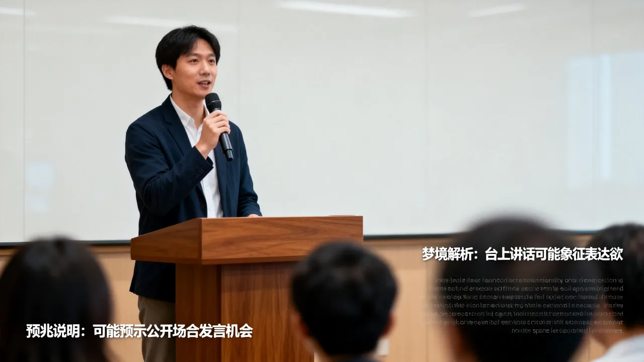 梦到了台上讲话有什么说法，梦见台上讲话是什么预兆
