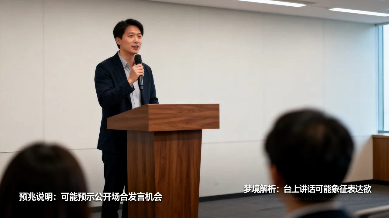 梦到了台上讲话有什么说法，梦见台上讲话是什么预兆