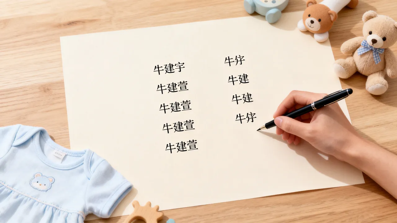 宝宝起名牛建什么，姓牛宝宝起名字怎么取好