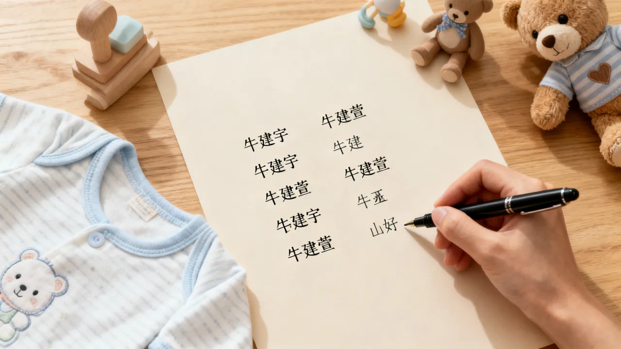 宝宝起名牛建什么，姓牛宝宝起名字怎么取好