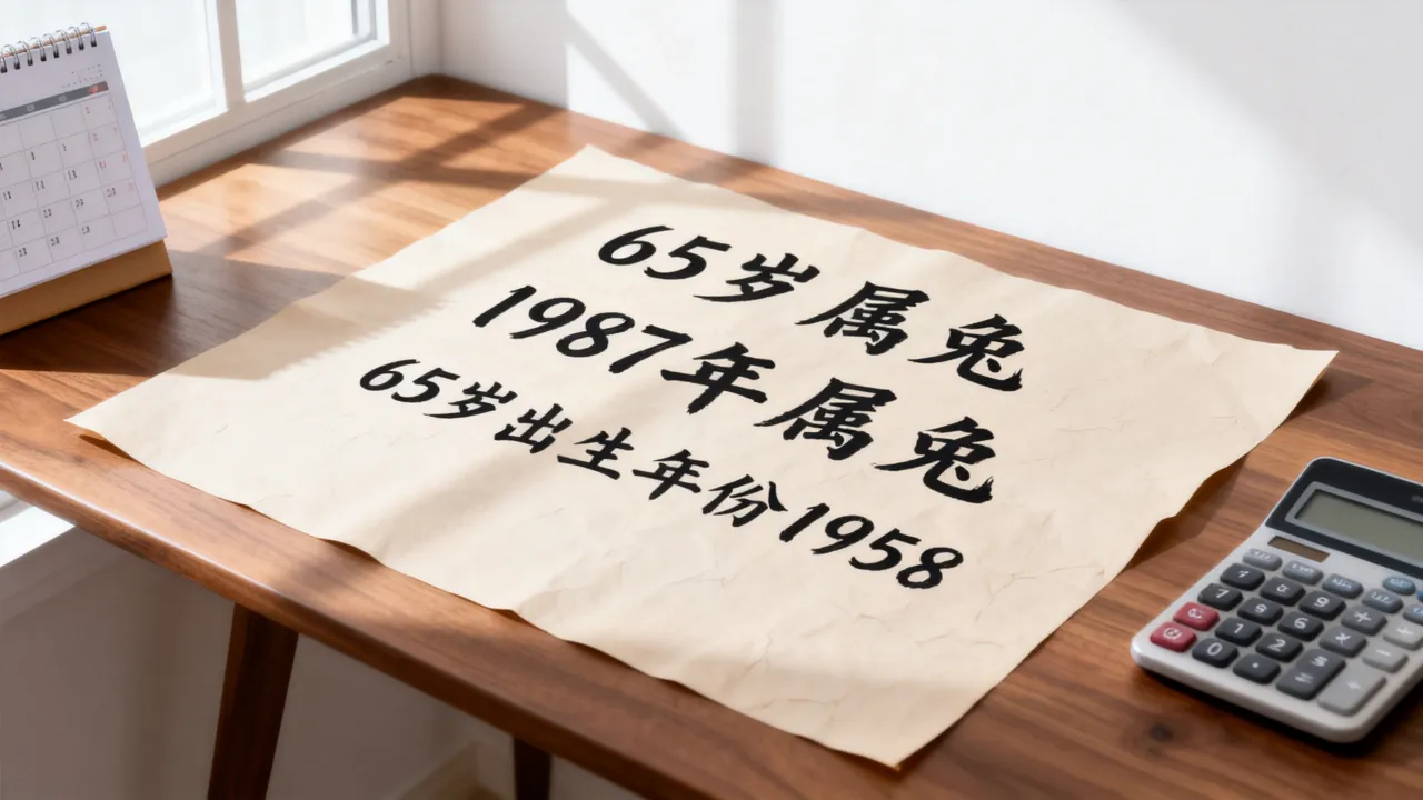 65岁属什么生肖?8几年属兔?65岁属相及属兔出生年份查询? 65岁属什么生肖?8几年属兔?65岁属相及属兔出生年份查询?
