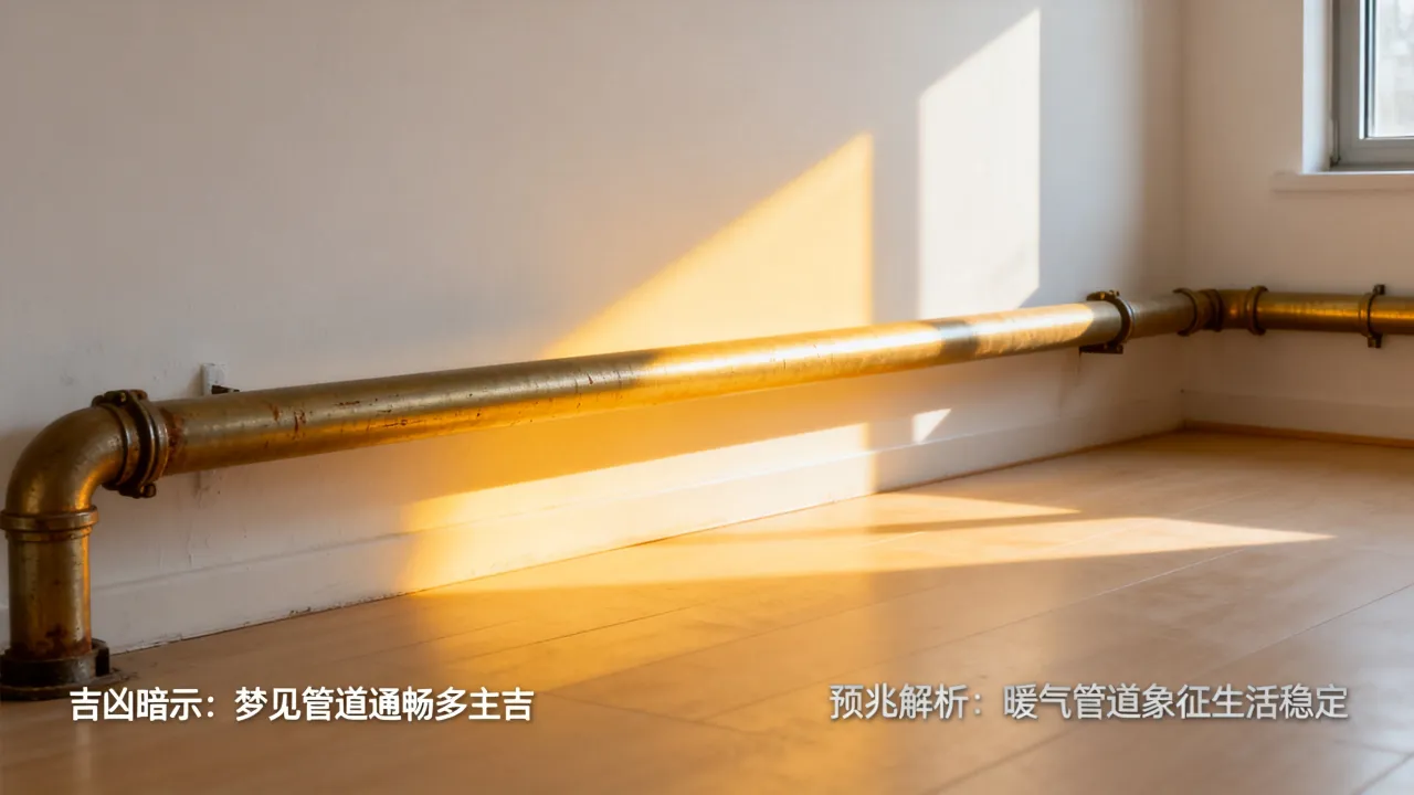 梦见暖气管道预兆了什么吗，女人梦见暖气管道的吉凶暗示