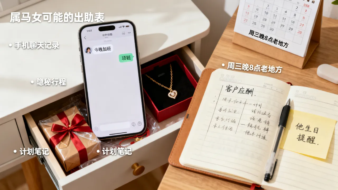 属马女出轨的表现有哪些，属马女很有心计是真的吗？