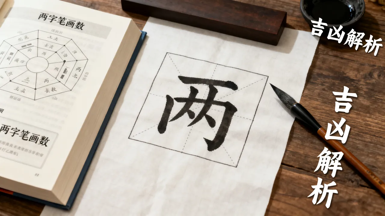 两这个字怎么测吉凶呢，姓名学中两字笔画吉凶详解