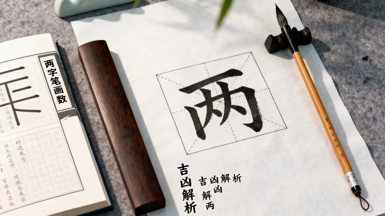 两这个字怎么测吉凶呢，姓名学中两字笔画吉凶详解
